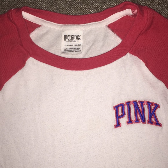 Pink baseball T-shirt. - Picture 2 of 3